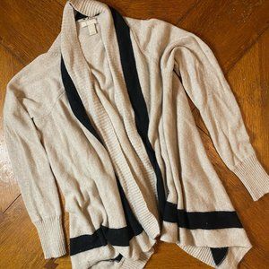 Banana Republic Italian Yarn Color Block Cardigan